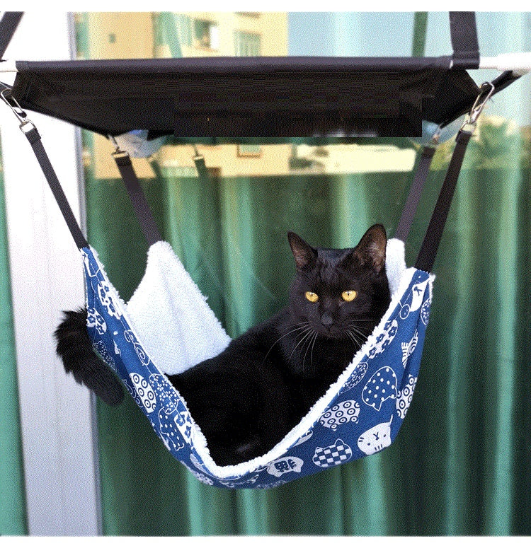 Breathable Fleece Hook Pet Hammock