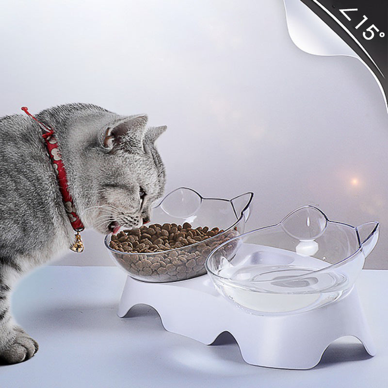 Transparent Double Bowl