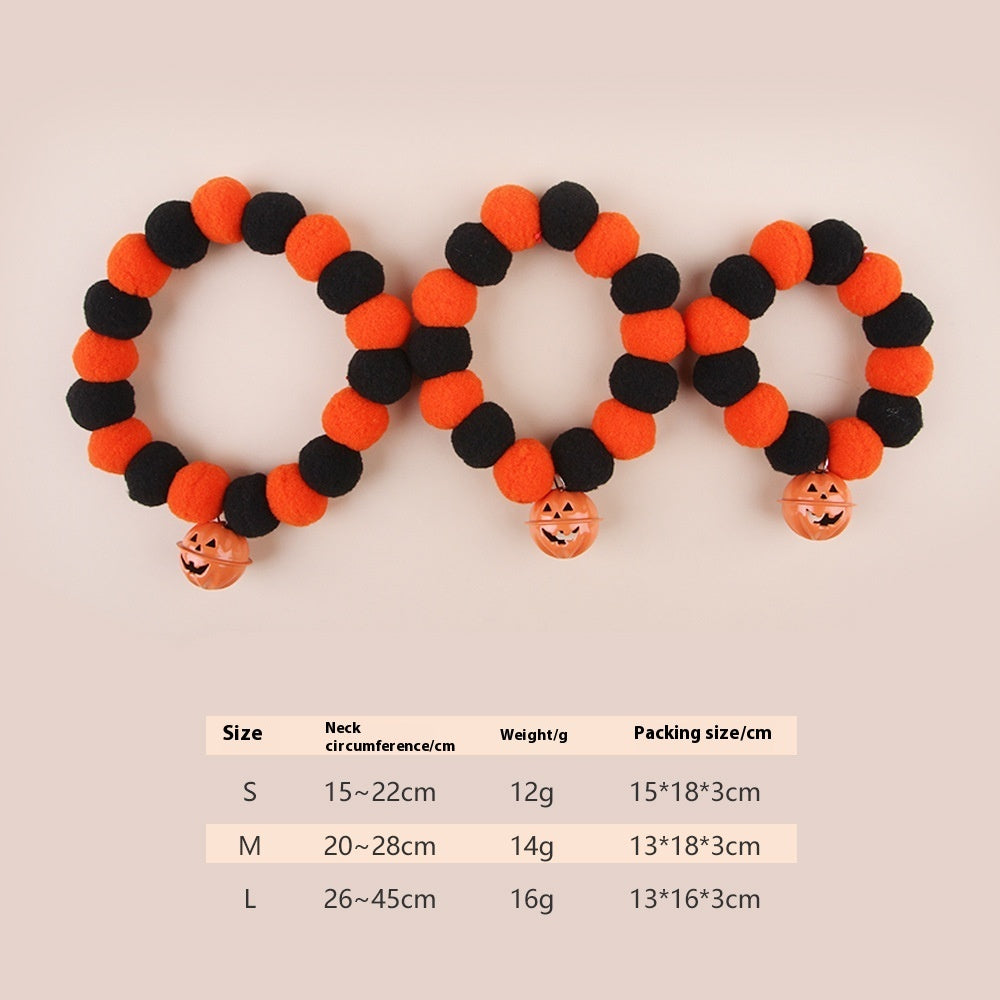 Naughty Pet Trick Or Treat Pumpkin Collar