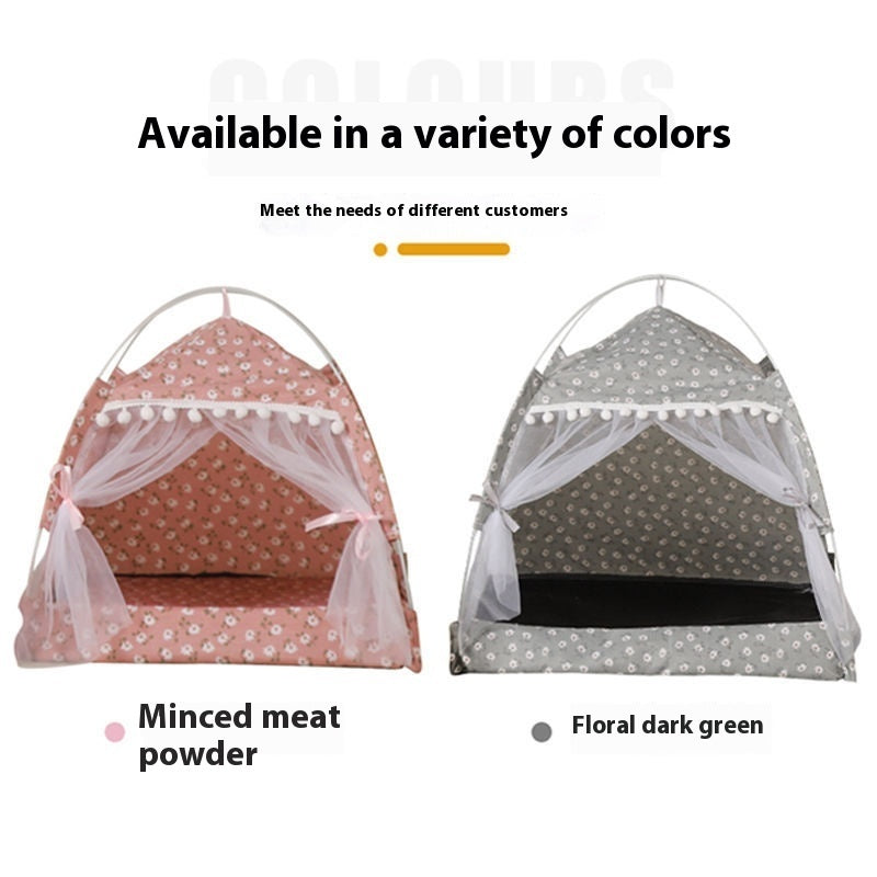 Four-corner Tent Cat Nest Foldable