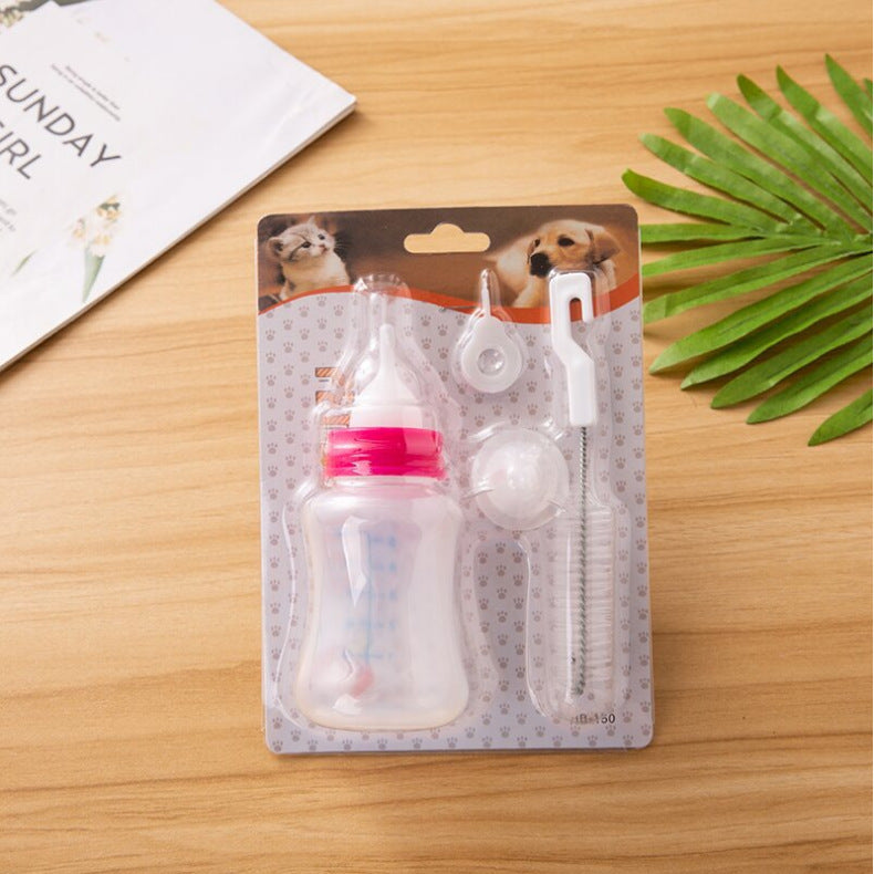 Pet Multi-Pacifier Soft Spout With Bottle Brush