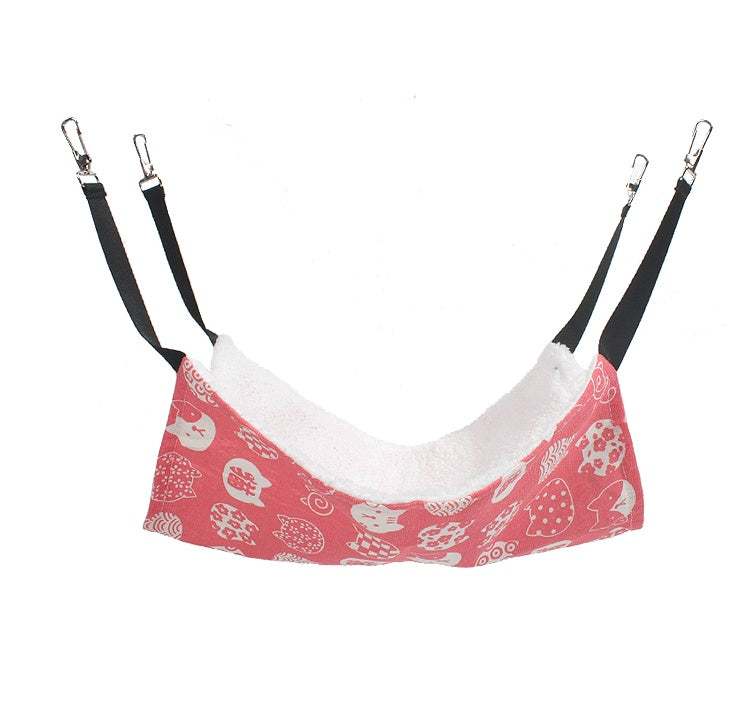 Breathable Fleece Hook Pet Hammock
