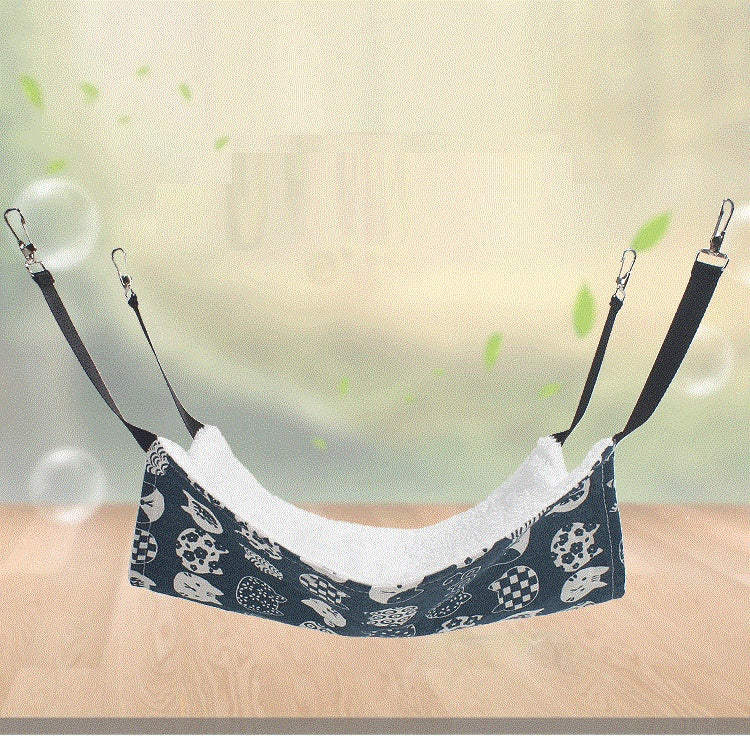 Breathable Fleece Hook Pet Hammock