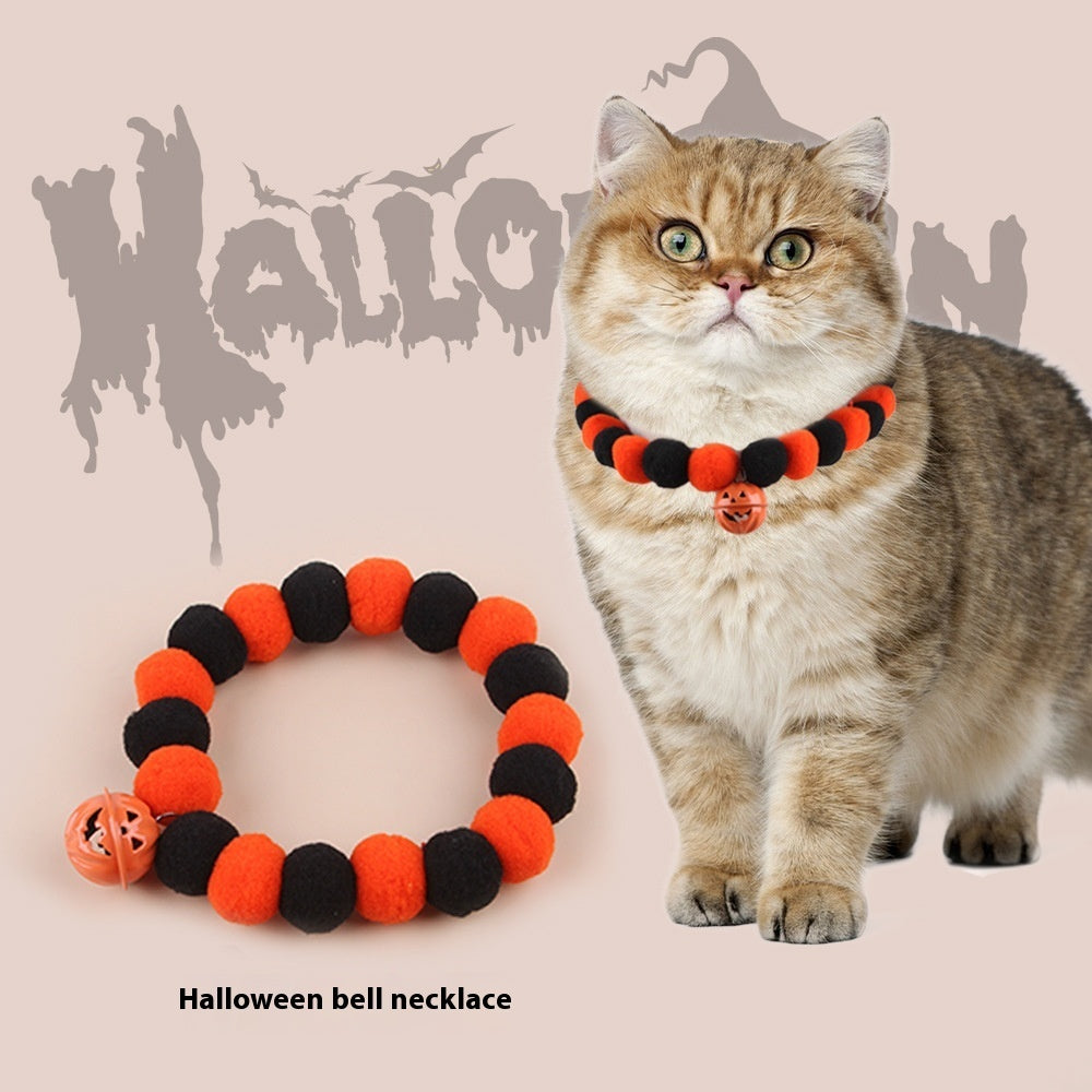 Naughty Pet Trick Or Treat Pumpkin Collar