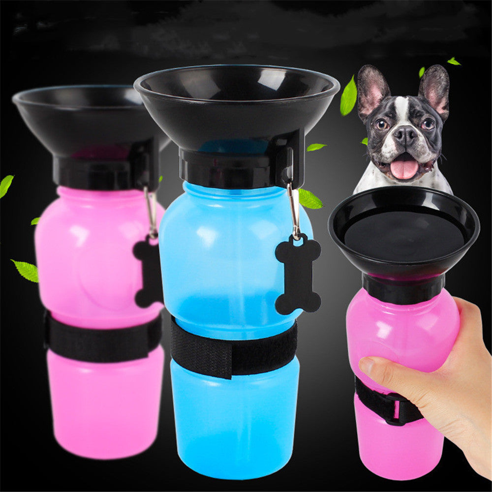 Pet Dog Drinking Water Bottle