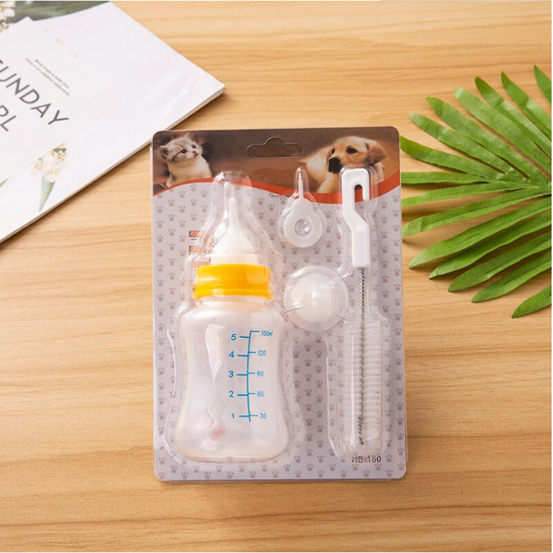 Pet Multi-Pacifier Soft Spout With Bottle Brush