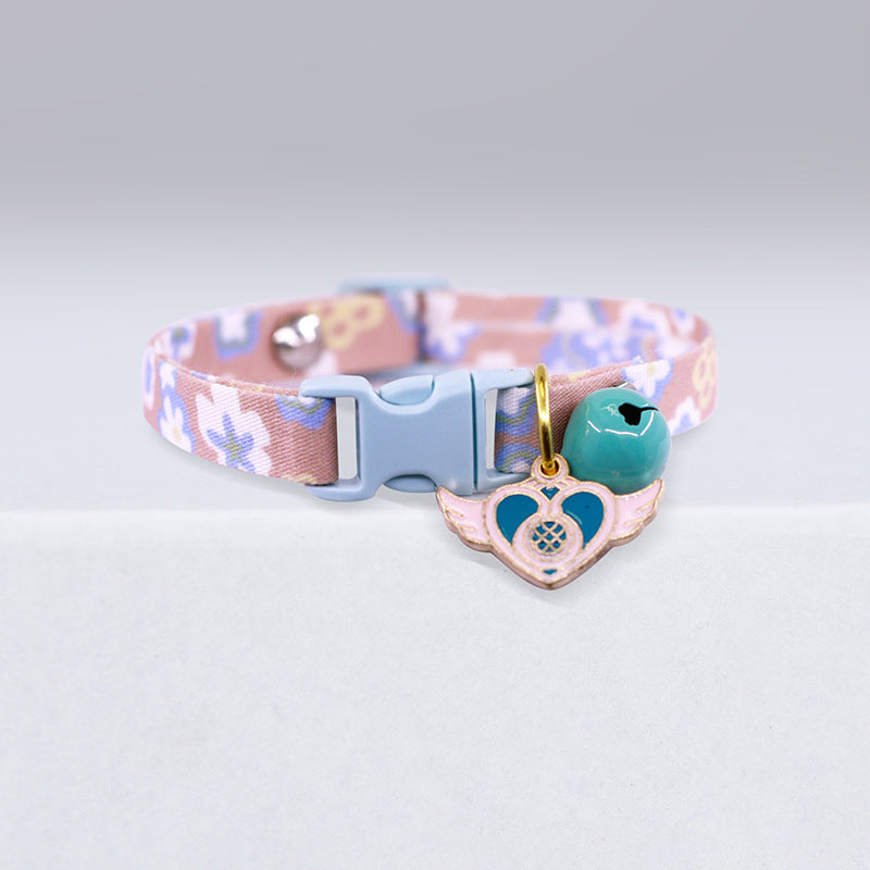 Cute Cat Rainbow Silent Bell Collar