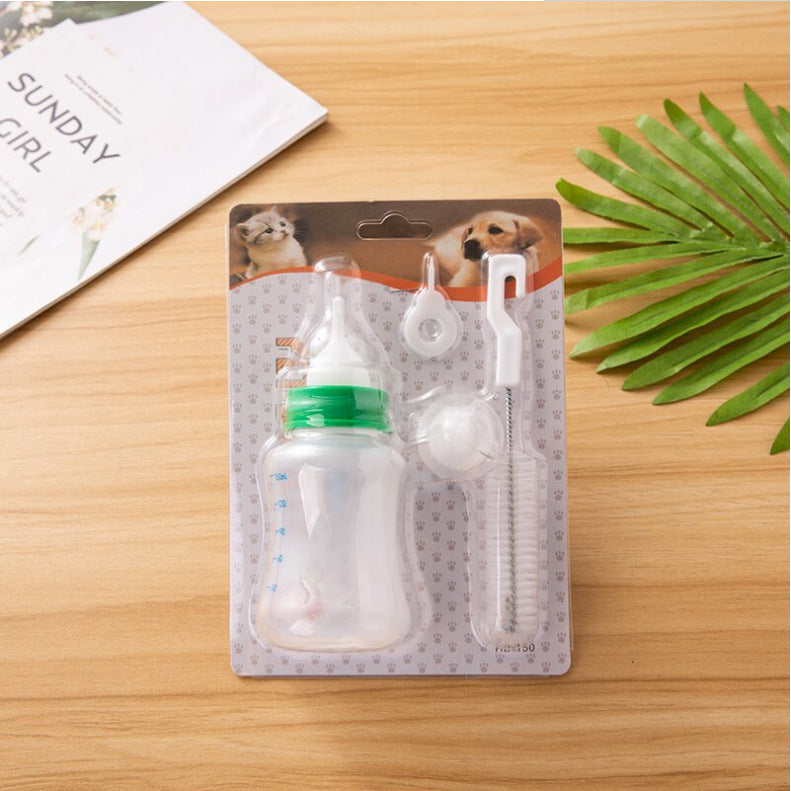 Pet Multi-Pacifier Soft Spout With Bottle Brush