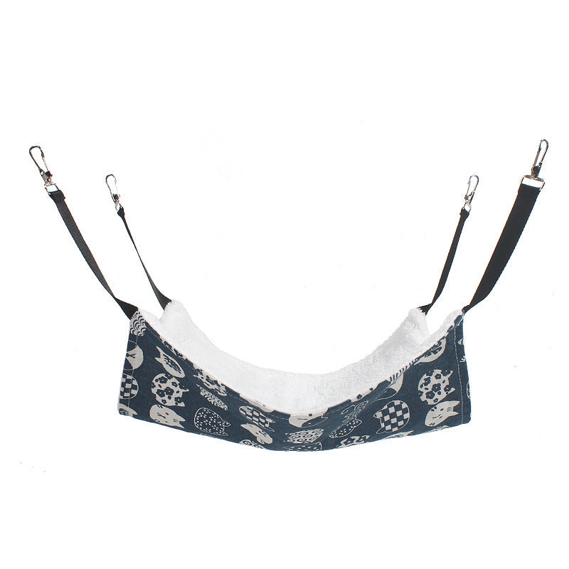 Breathable Fleece Hook Pet Hammock