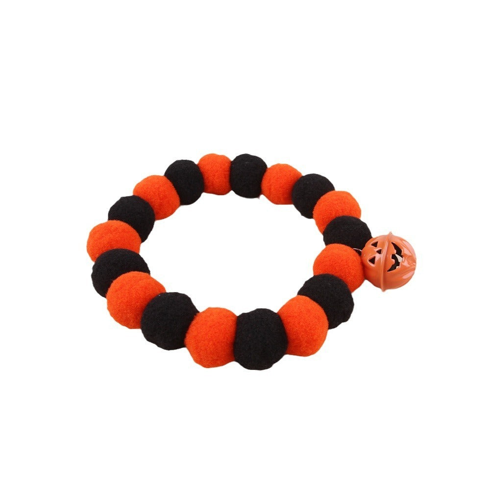 Naughty Pet Trick Or Treat Pumpkin Collar