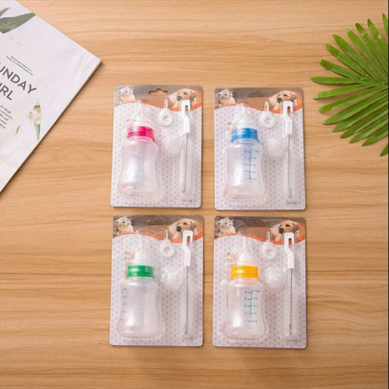 Pet Multi-Pacifier Soft Spout With Bottle Brush
